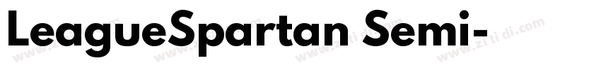 LeagueSpartan Semi字体转换 LeagueSpartan Semi字体转换